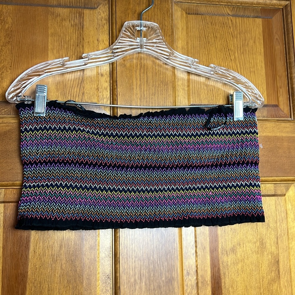 Women's Foerever 21 Brand Multicolor Stripe Tube Top